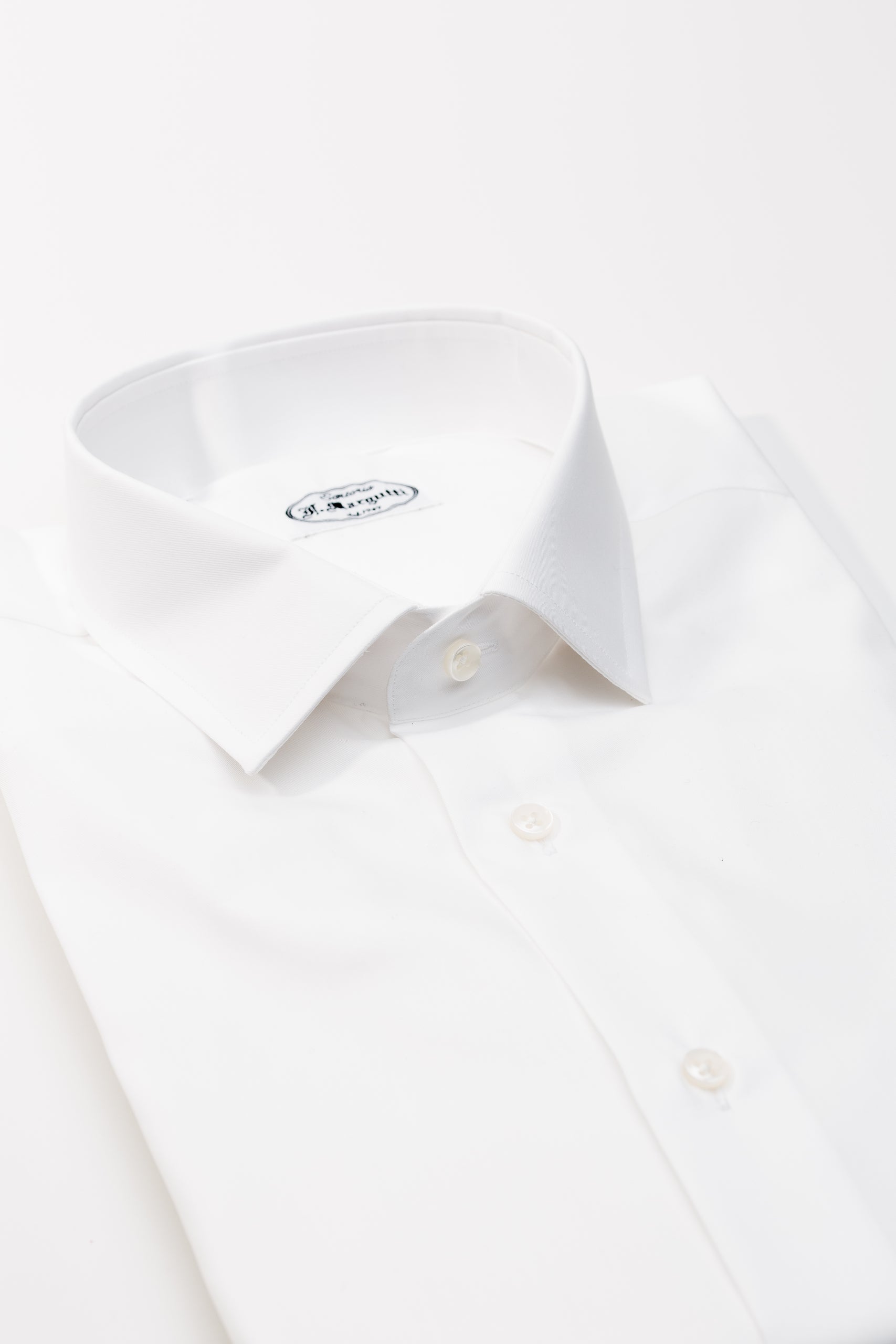 Thomas Mason White Twill Shirt