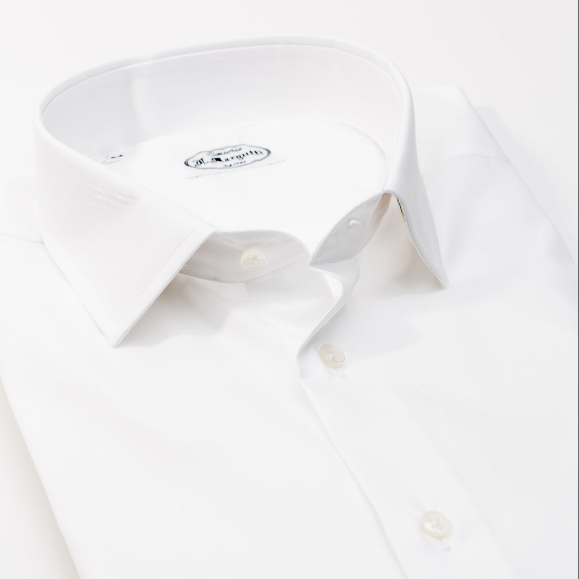 Thomas Mason White Twill Shirt