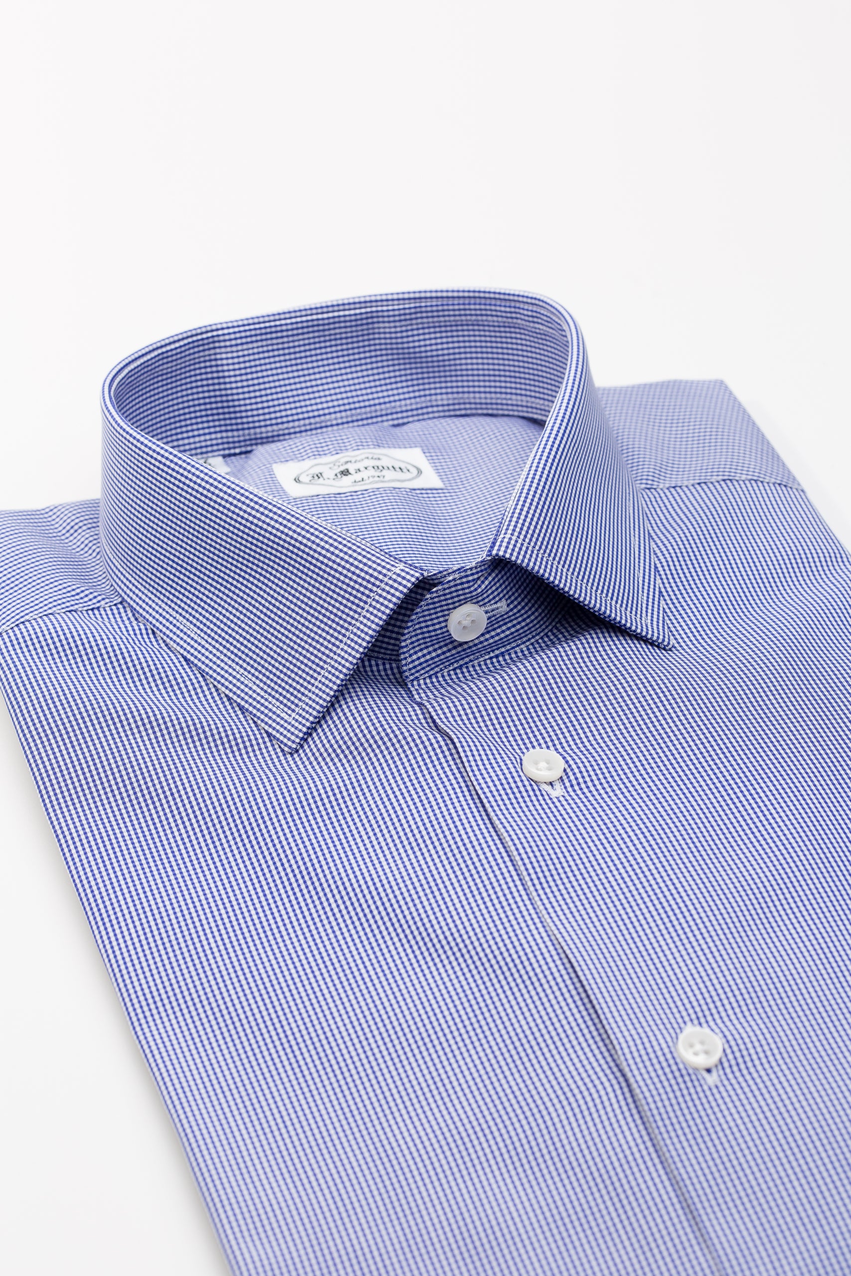 Thomas Mason Blue Check Shirt