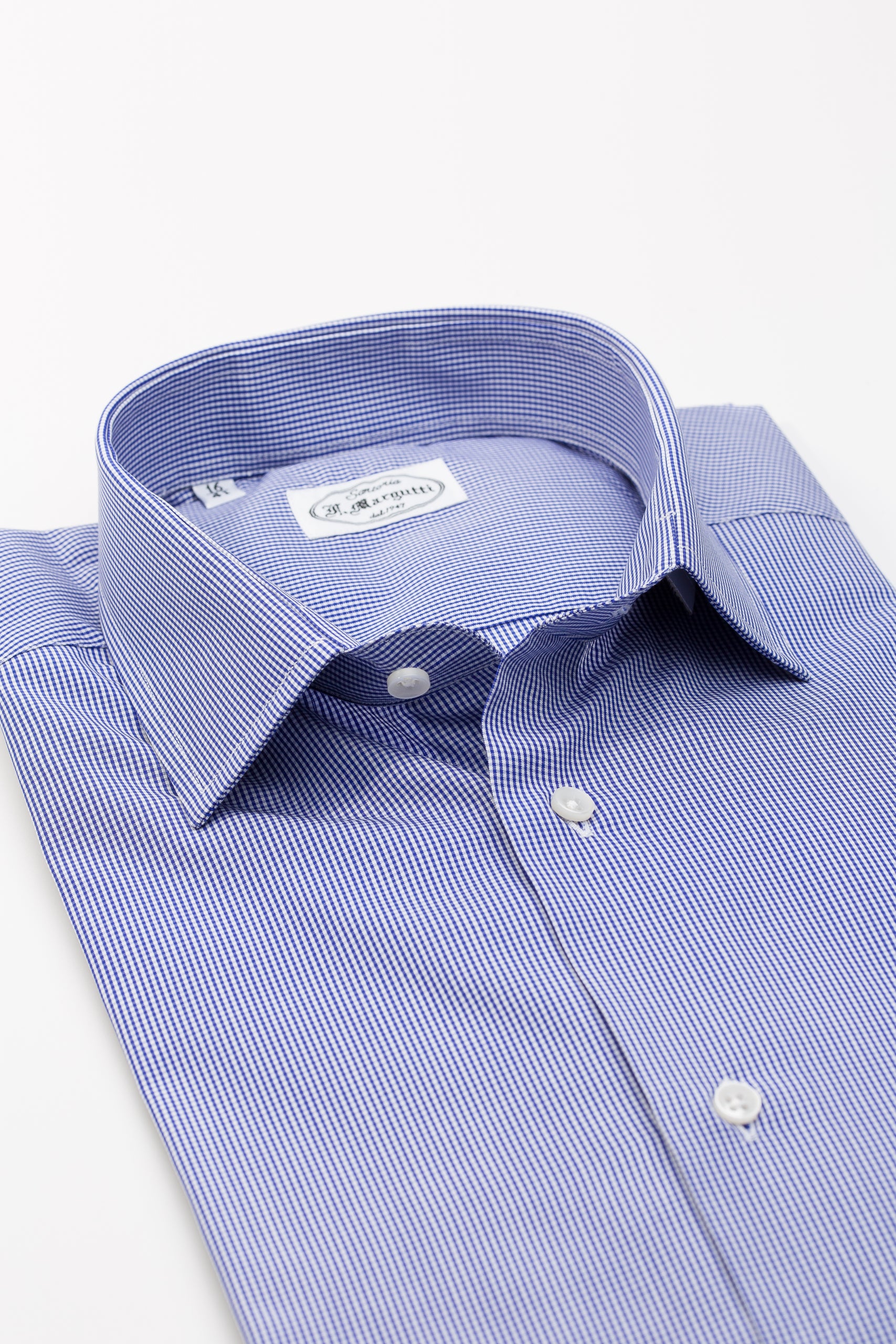 Thomas Mason Blue Check Shirt