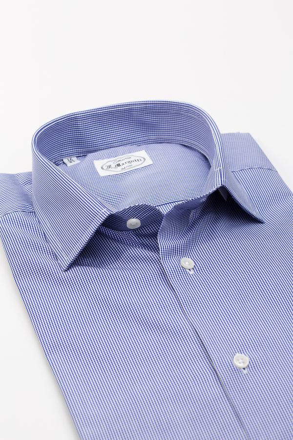 Thomas Mason Blue Check Shirt