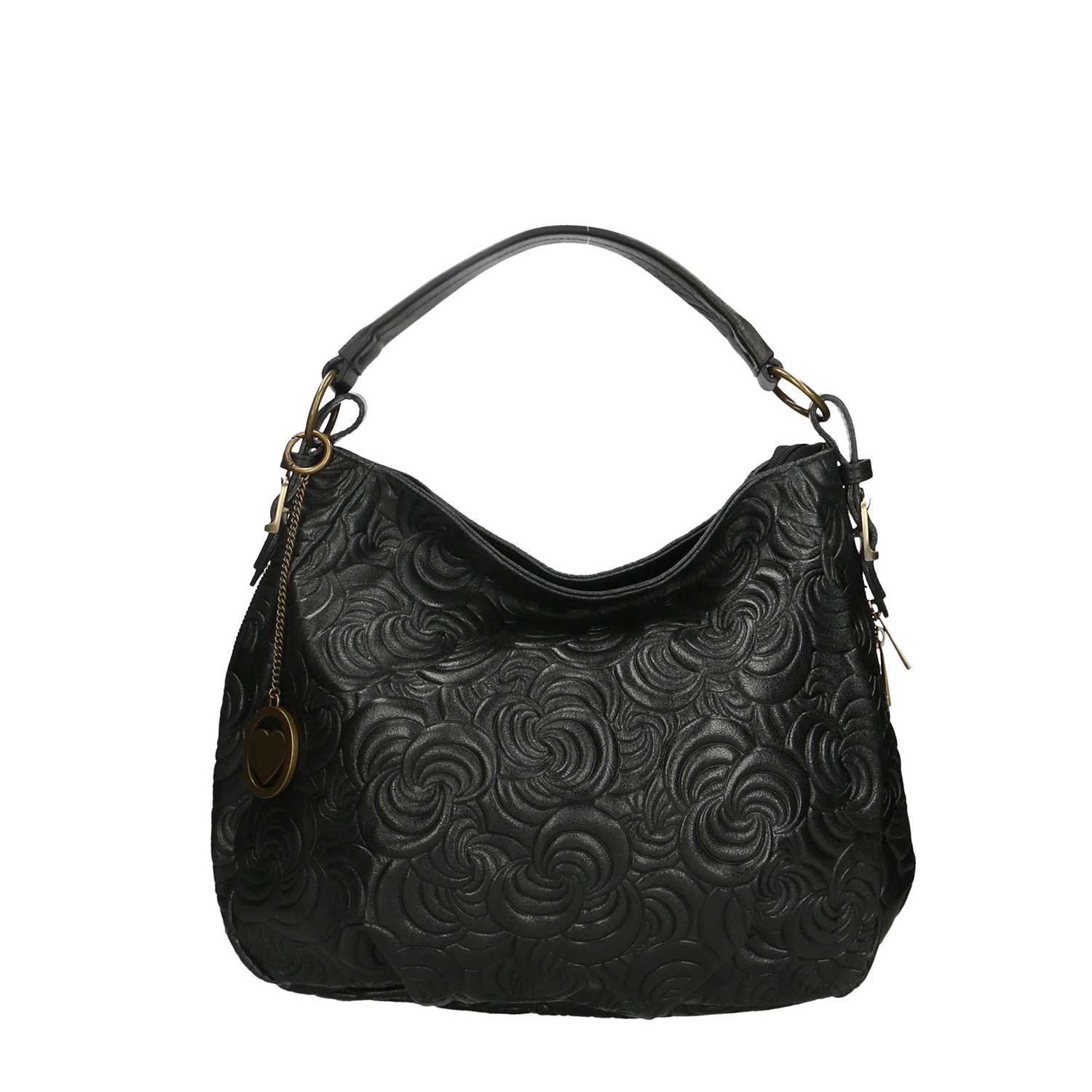 Elegante borsa da donna in suede - 33x33x13 cm - 80013