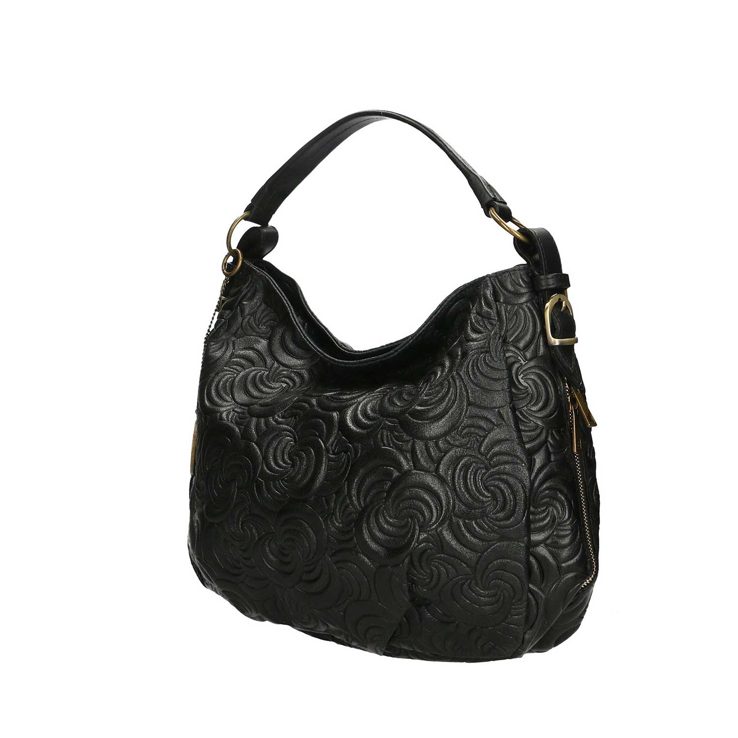 Elegante borsa da donna in suede - 33x33x13 cm - 80013