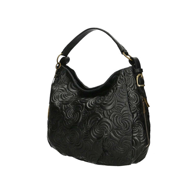 Elegante borsa da donna in suede - 33x33x13 cm - 80013