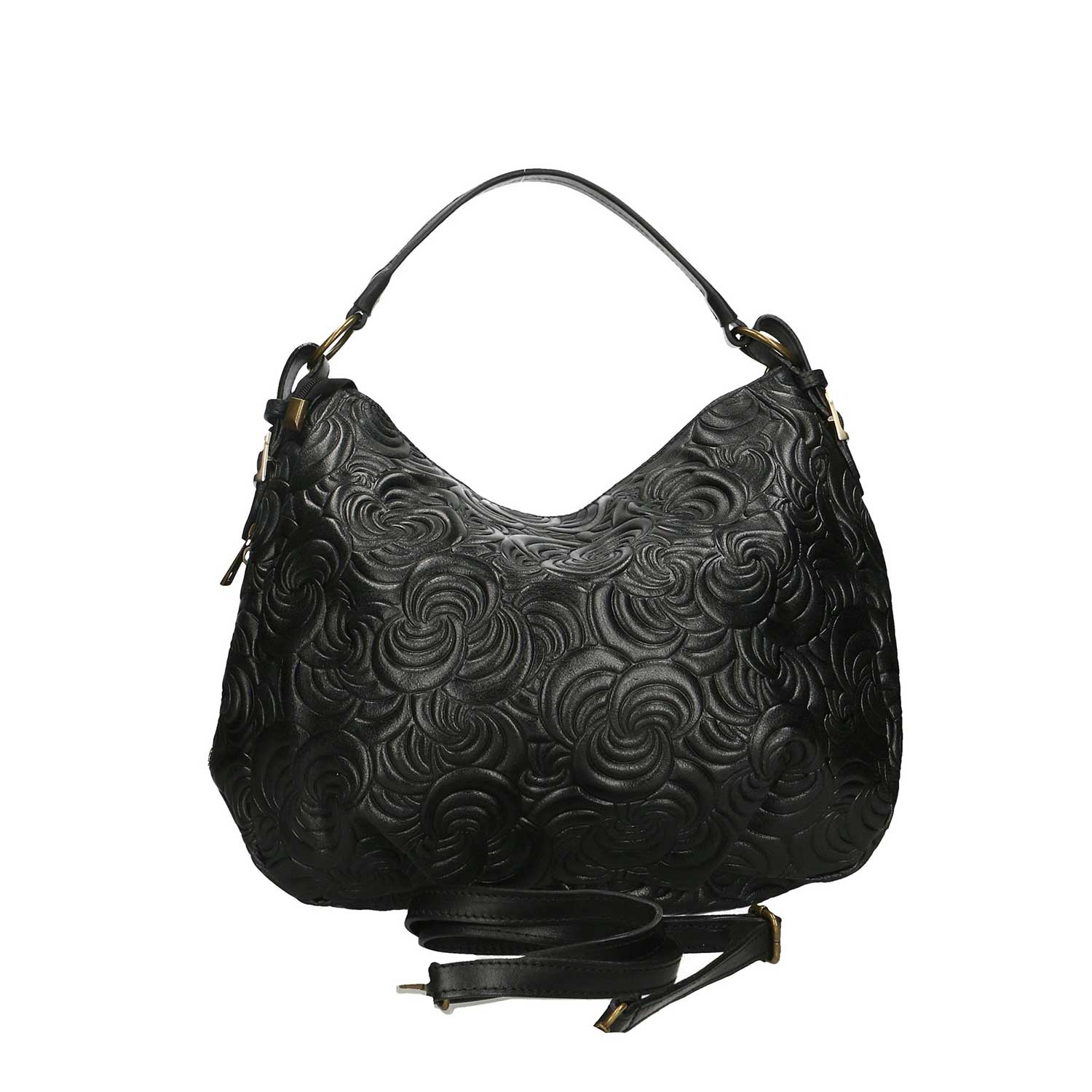 Elegante borsa da donna in suede - 33x33x13 cm - 80013