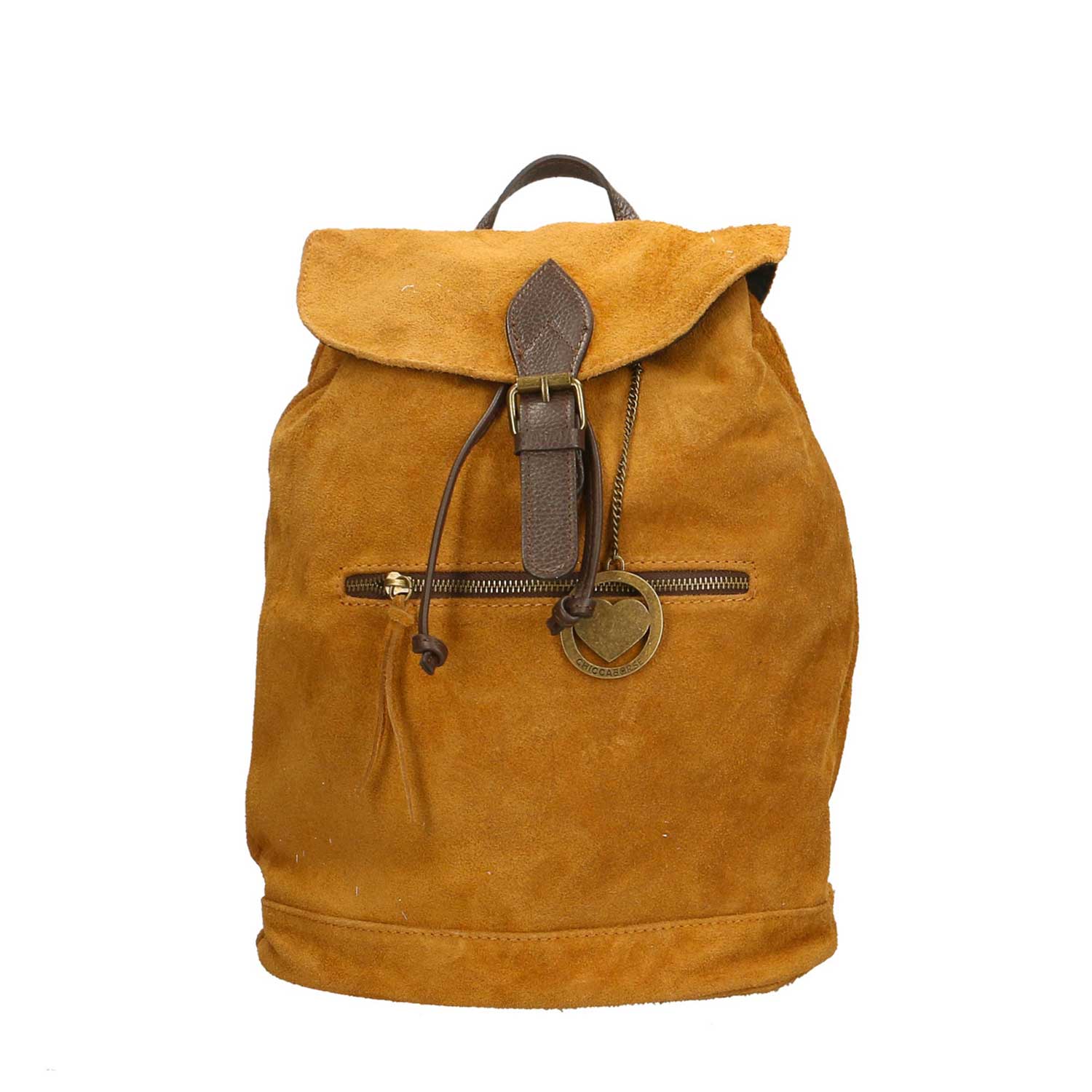 Women's Suede Backpack - 32x38x17 cm - 80022