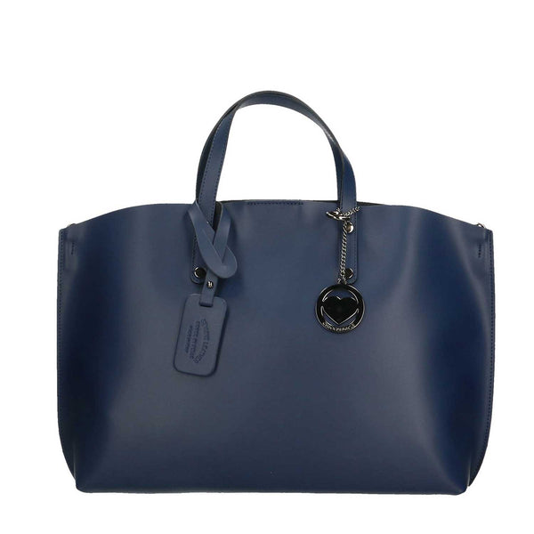 Large women's leather bag - 47x30x14 cm - 2094