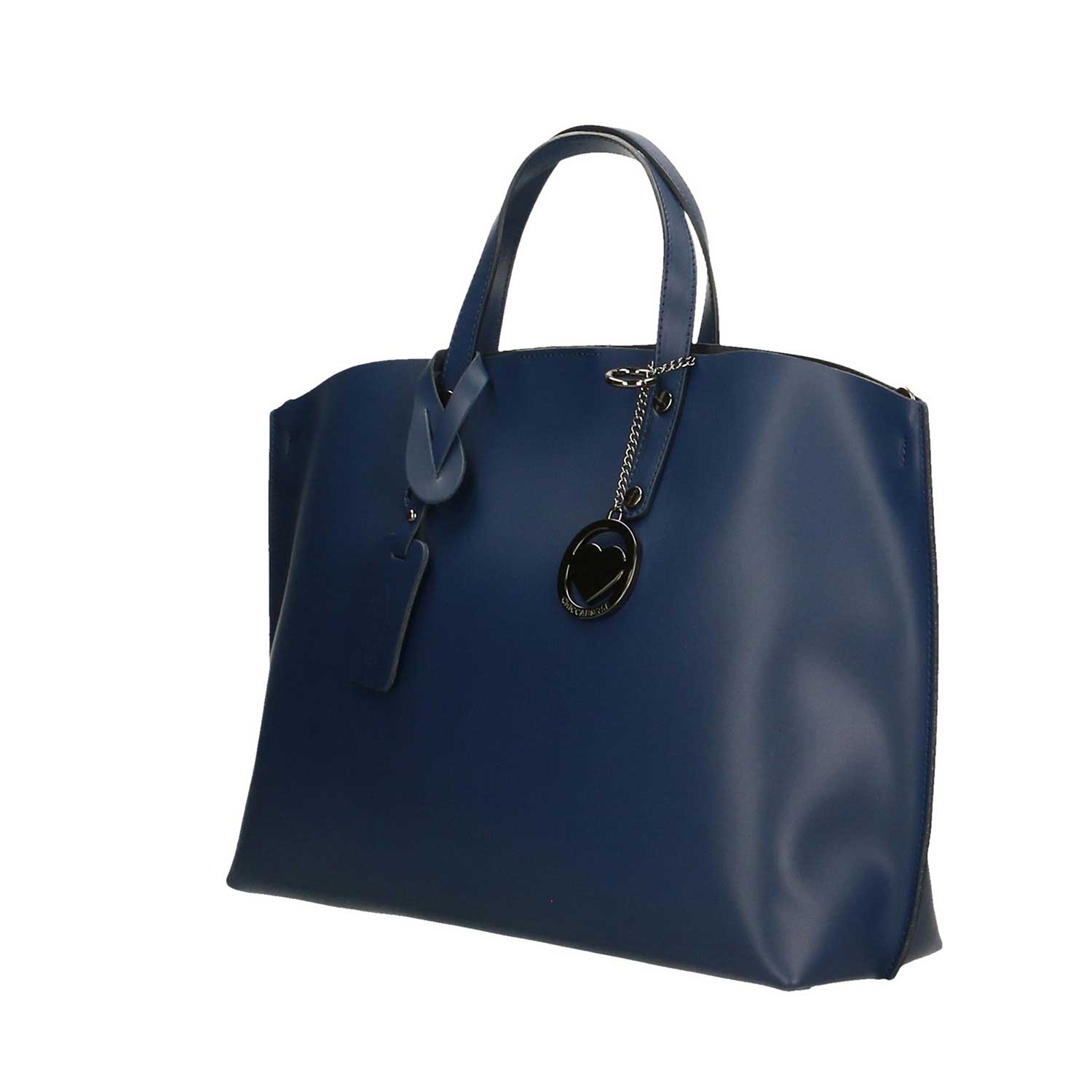 Large women's leather bag - 47x30x14 cm - 2094