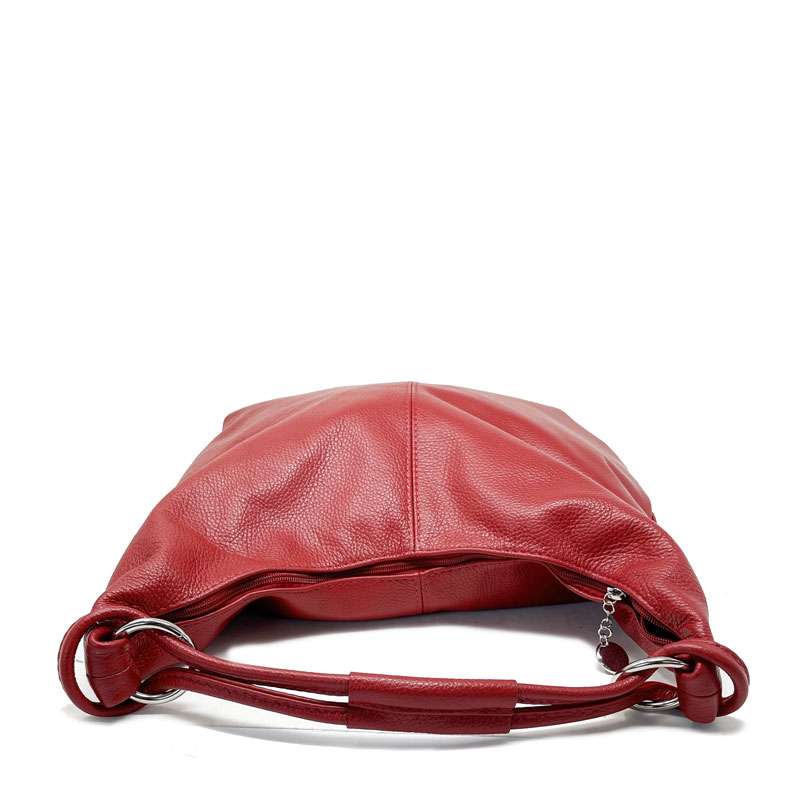 Women's Leather Bag with Cross Handle - Matera 5280