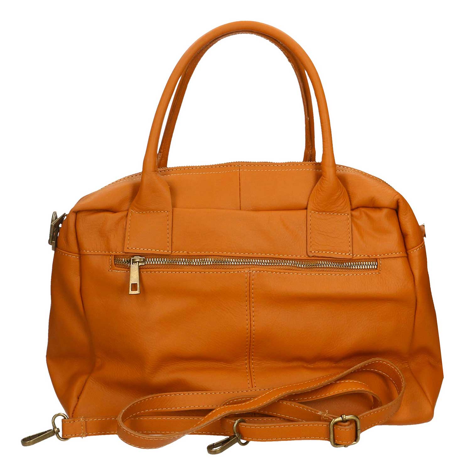 Large Hand Travel Bag for Women in Leather - 36x26x15 cm - 6173