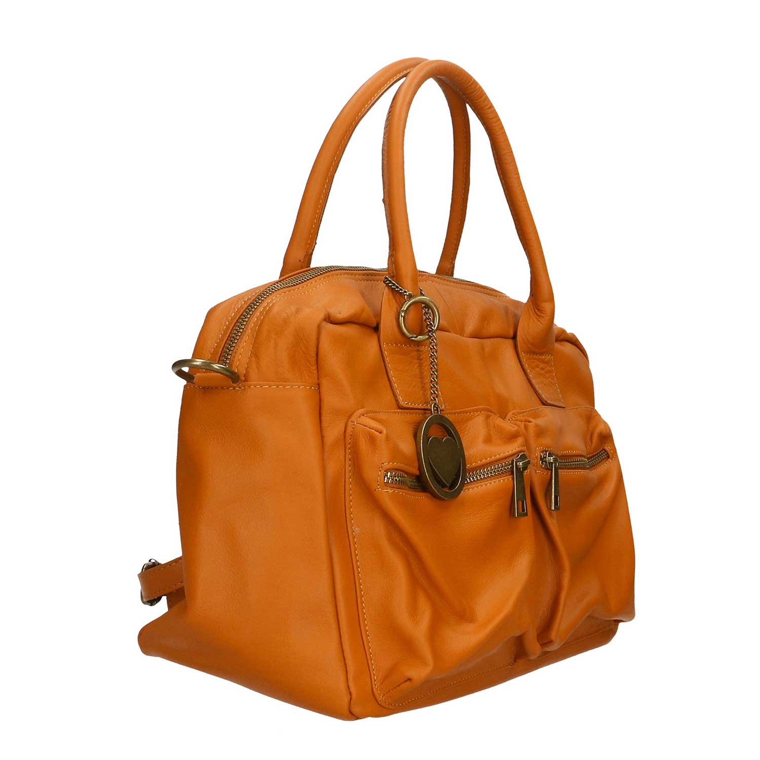 Grande Borsa da Viaggio a Mano per Donne in Pelle - 36x26x15 cm - 6173