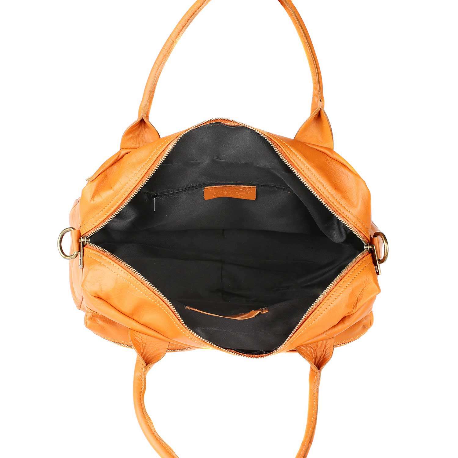Large Hand Travel Bag for Women in Leather - 36x26x15 cm - 6173