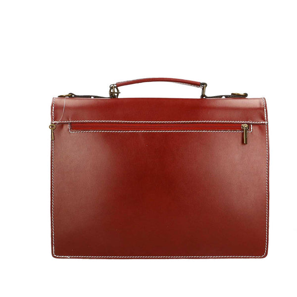 Work Bag, Briefcase, Men's Document Holder in Leather - 38x28x12 cm - 7003