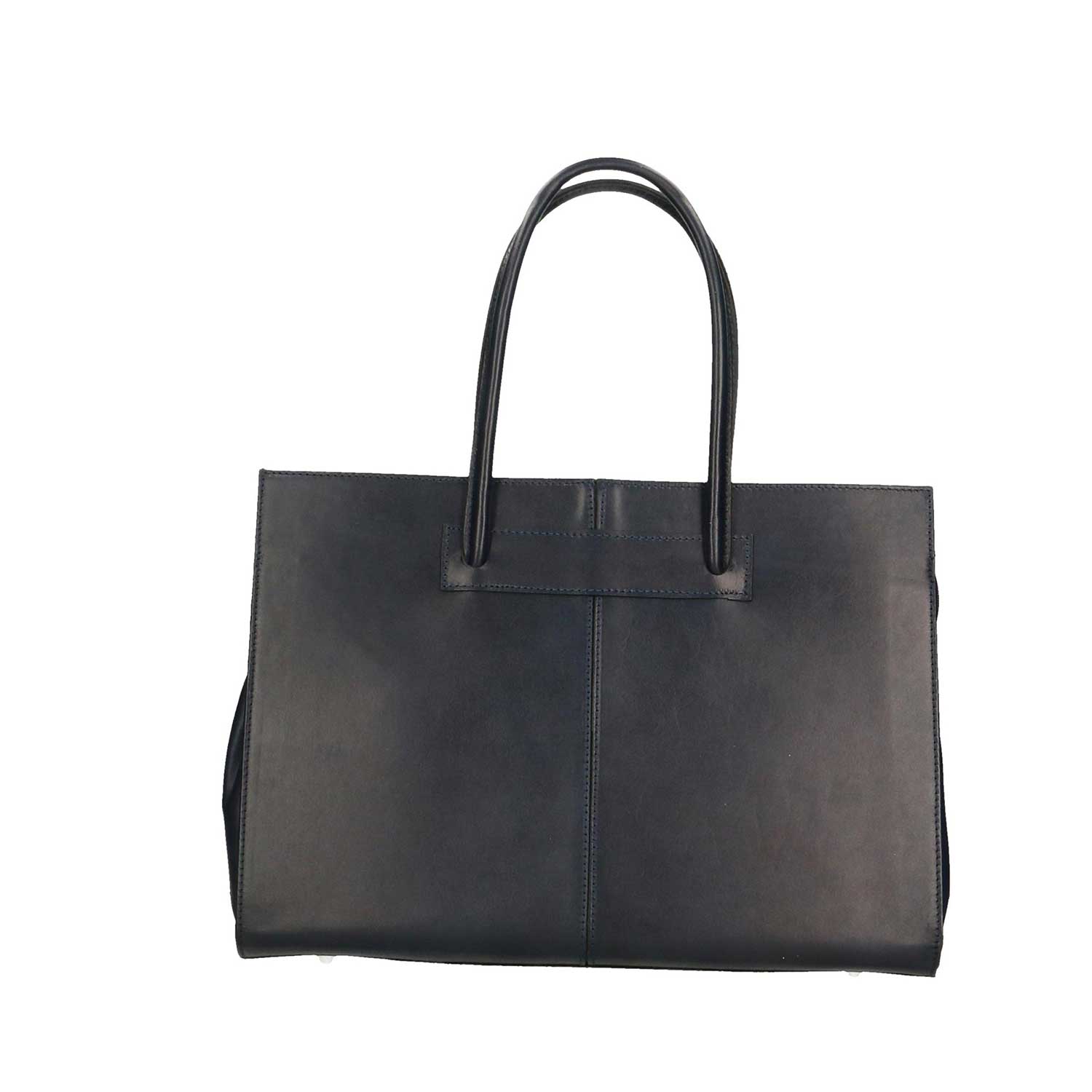 Borsa a mano, portadocumenti 24 ore per donne in pelle - 39x30x11 cm - 9008