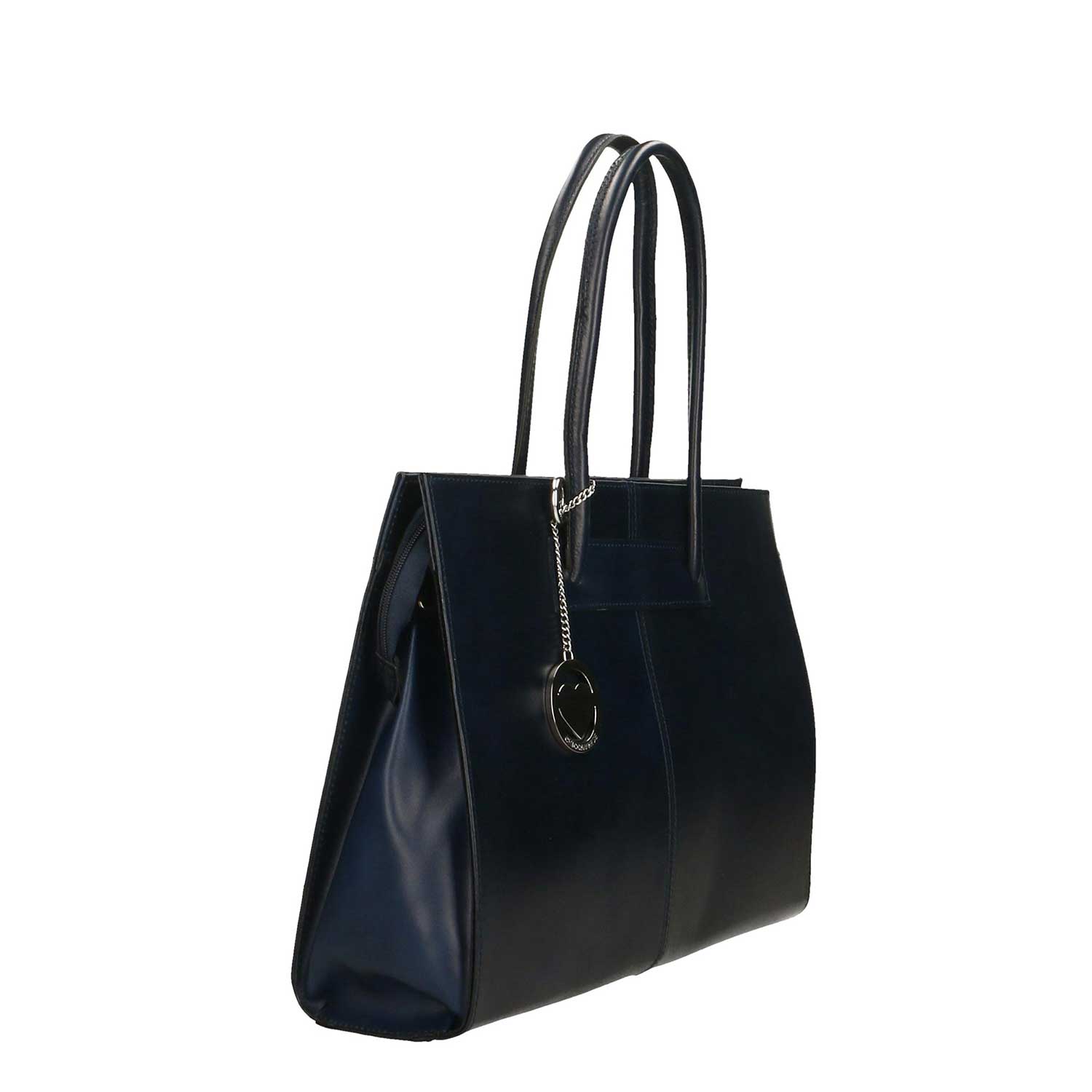 Borsa a mano, portadocumenti 24 ore per donne in pelle - 39x30x11 cm - 9008