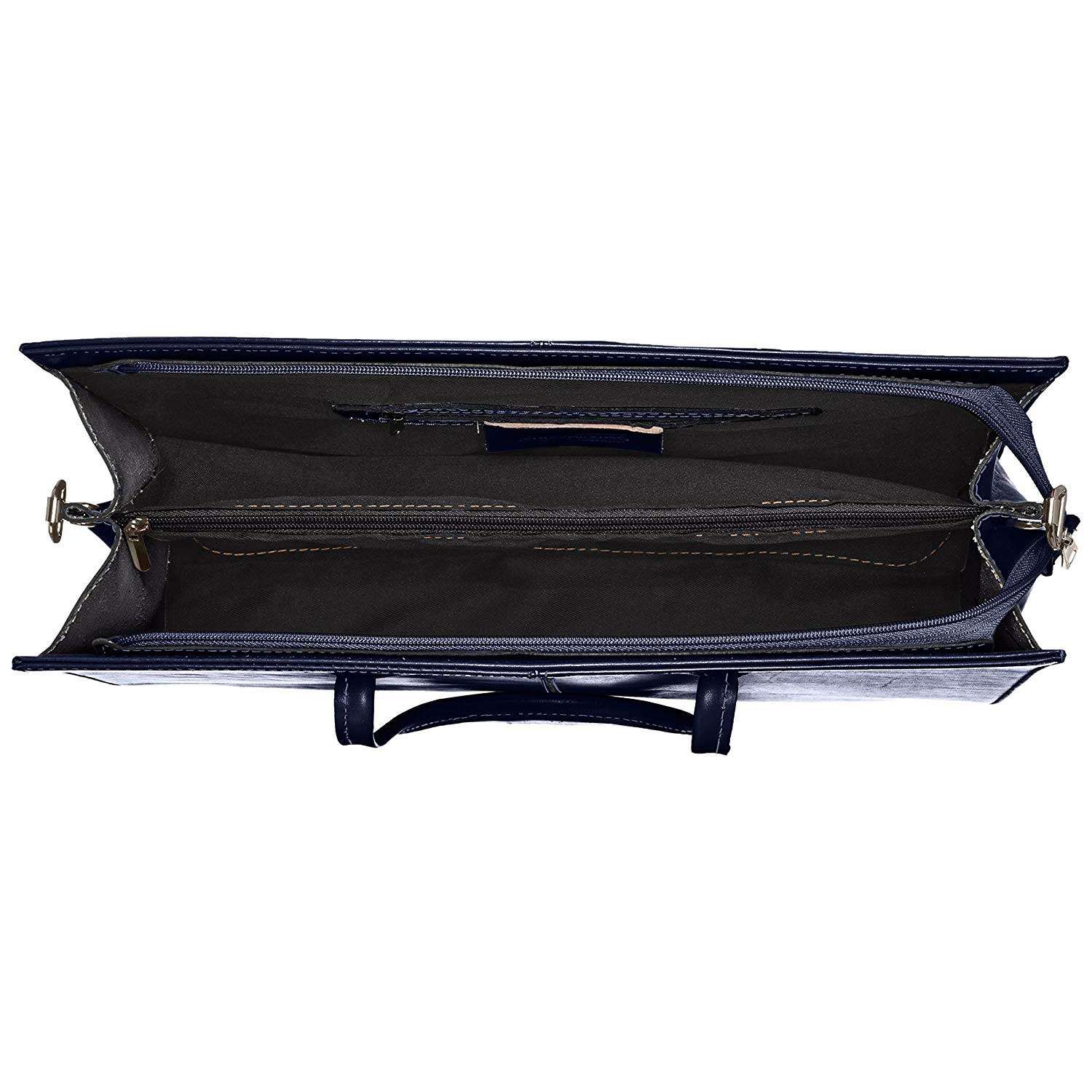 Borsa a mano, portadocumenti 24 ore per donne in pelle - 39x30x11 cm - 9008