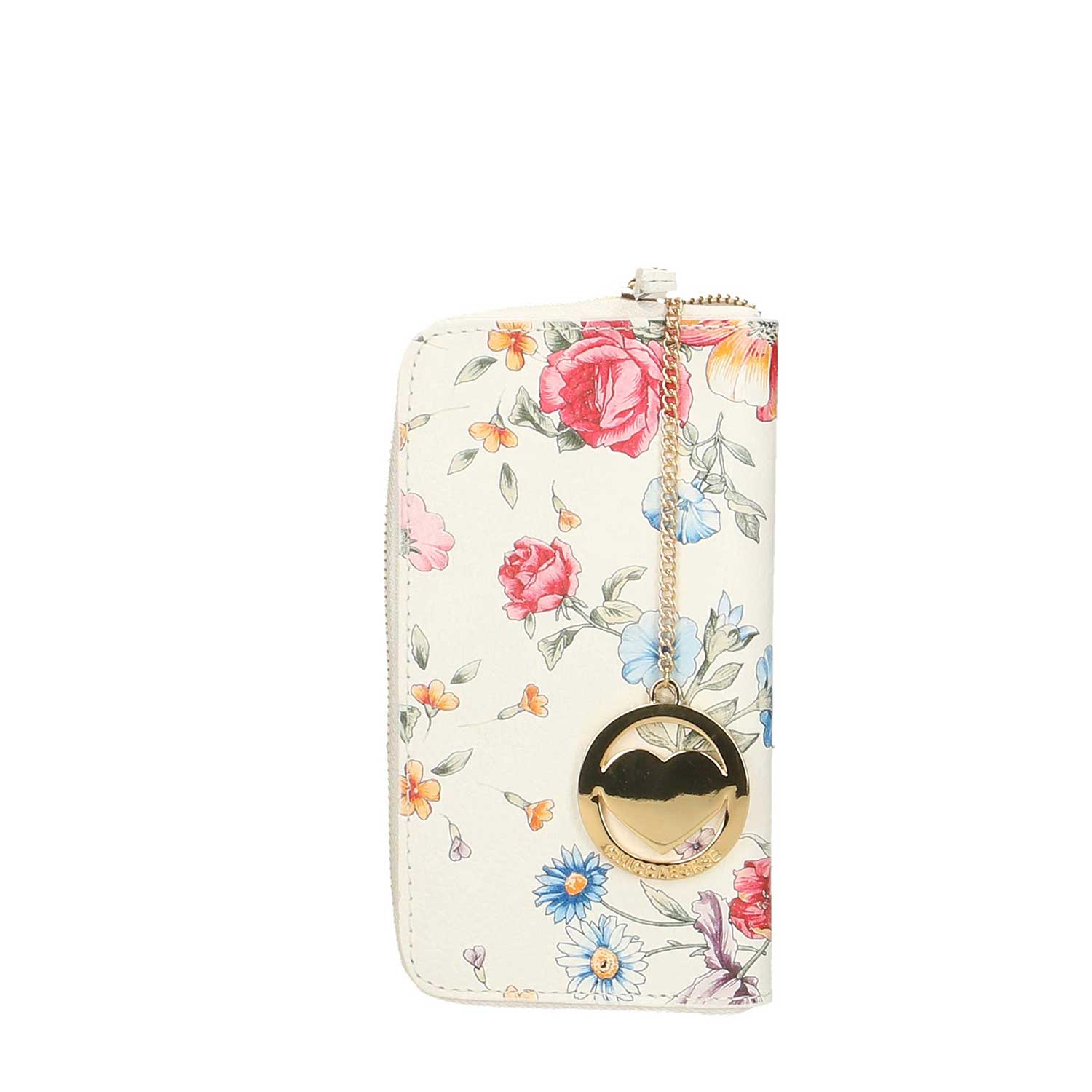 Large Floral Pattern Women's Wallet - 10030