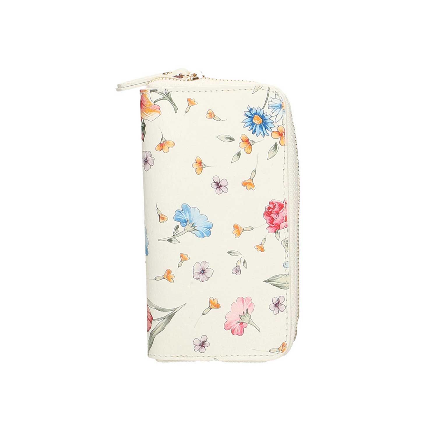 Large Floral Pattern Women's Wallet - 10030