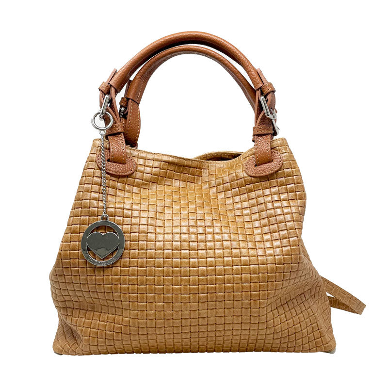 Woven Leather Handbag for Women - Cortona 80047