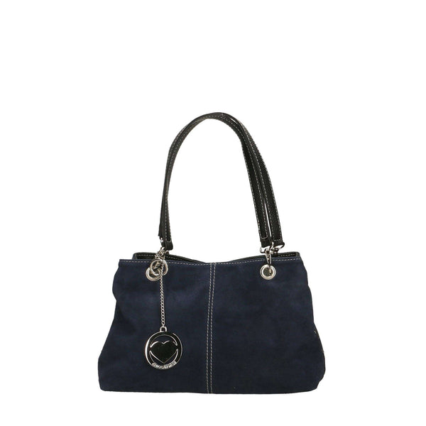 Women's Handbag in Suede - 32x20x14 cm - 10028