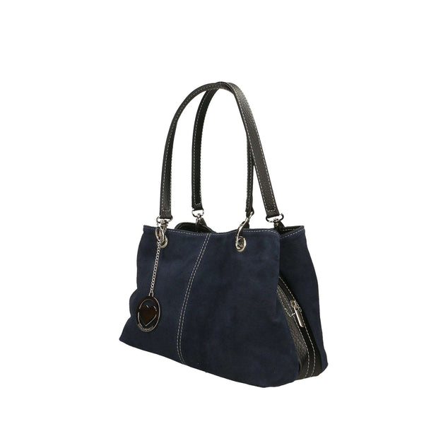 Women's Handbag in Suede - 32x20x14 cm - 10028