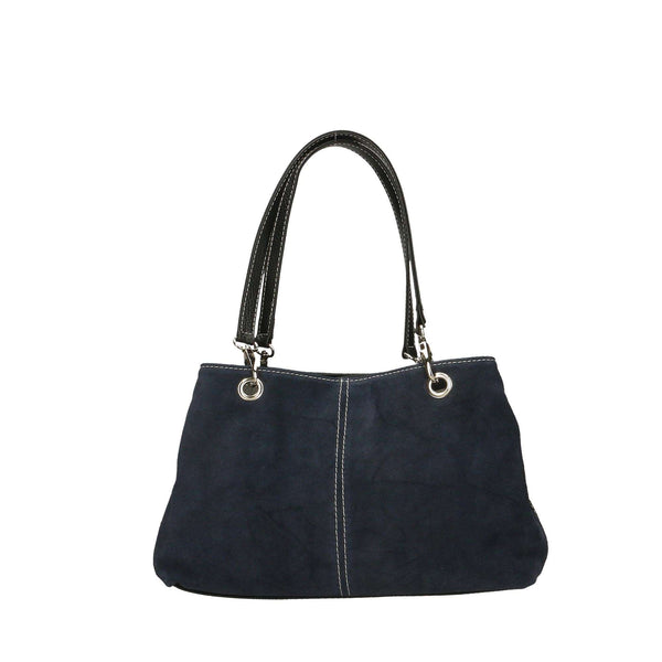 Women's Handbag in Suede - 32x20x14 cm - 10028
