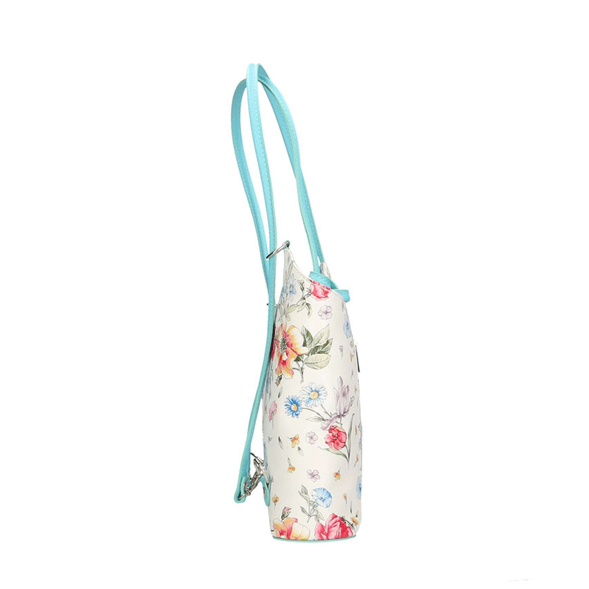 [:it]Borsa a Spalla da Donna Fantasia Floreale in Pelle[:]
