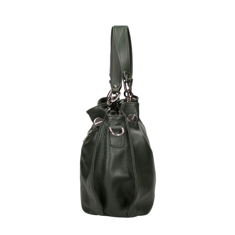Women's Shoulder Bag in Genuine Leather - 3305