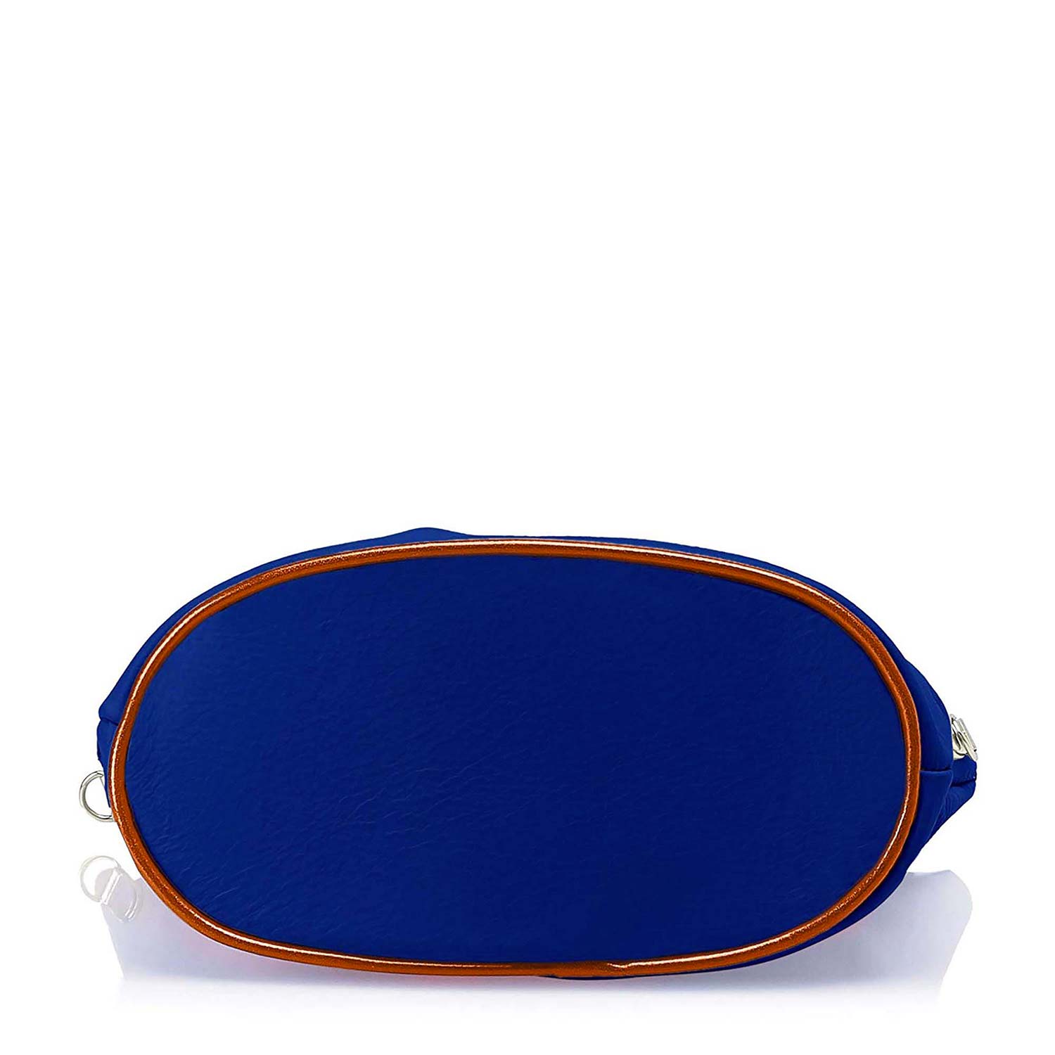 Borsa a spalla da donna in pelle genuina. Made in Italy. 21x20x10 Cm - 3322.