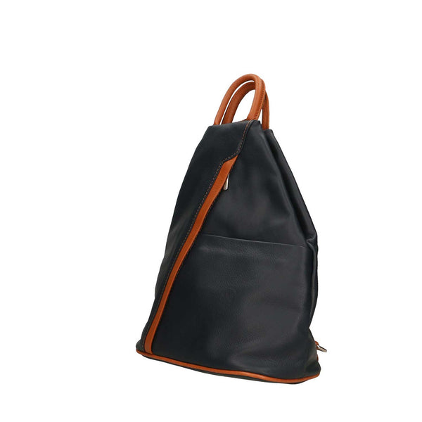 Zaino da Donna in Vera Pelle Made in Italy - 25x30x13 Cm. Zaino. 80072