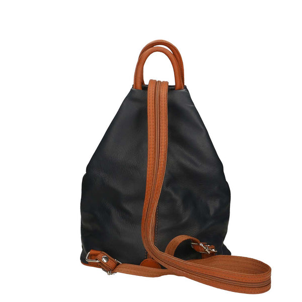 Zaino da Donna in Vera Pelle Made in Italy - 25x30x13 Cm. Zaino. 80072