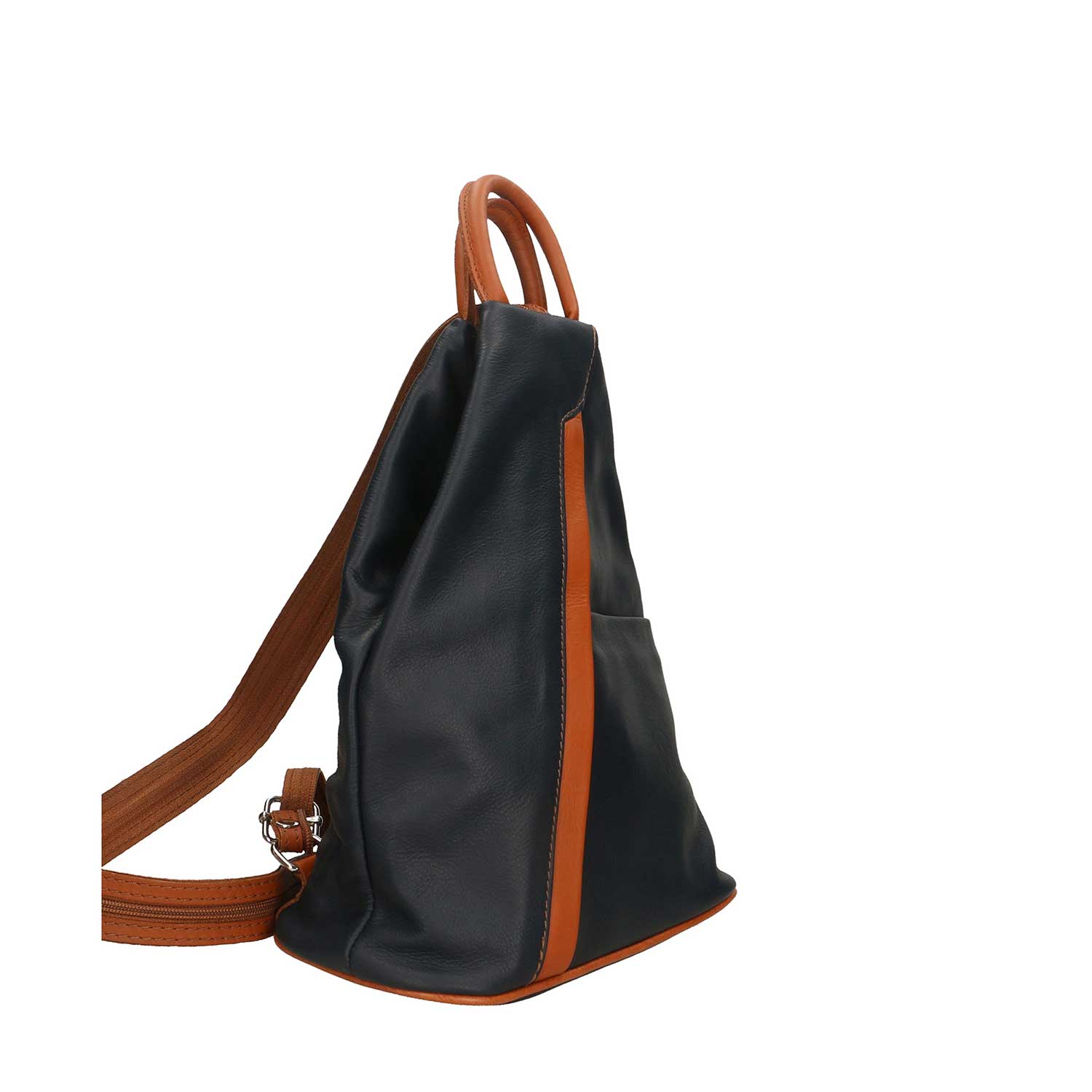 Zaino da Donna in Vera Pelle Made in Italy - 25x30x13 Cm. Zaino. 80072