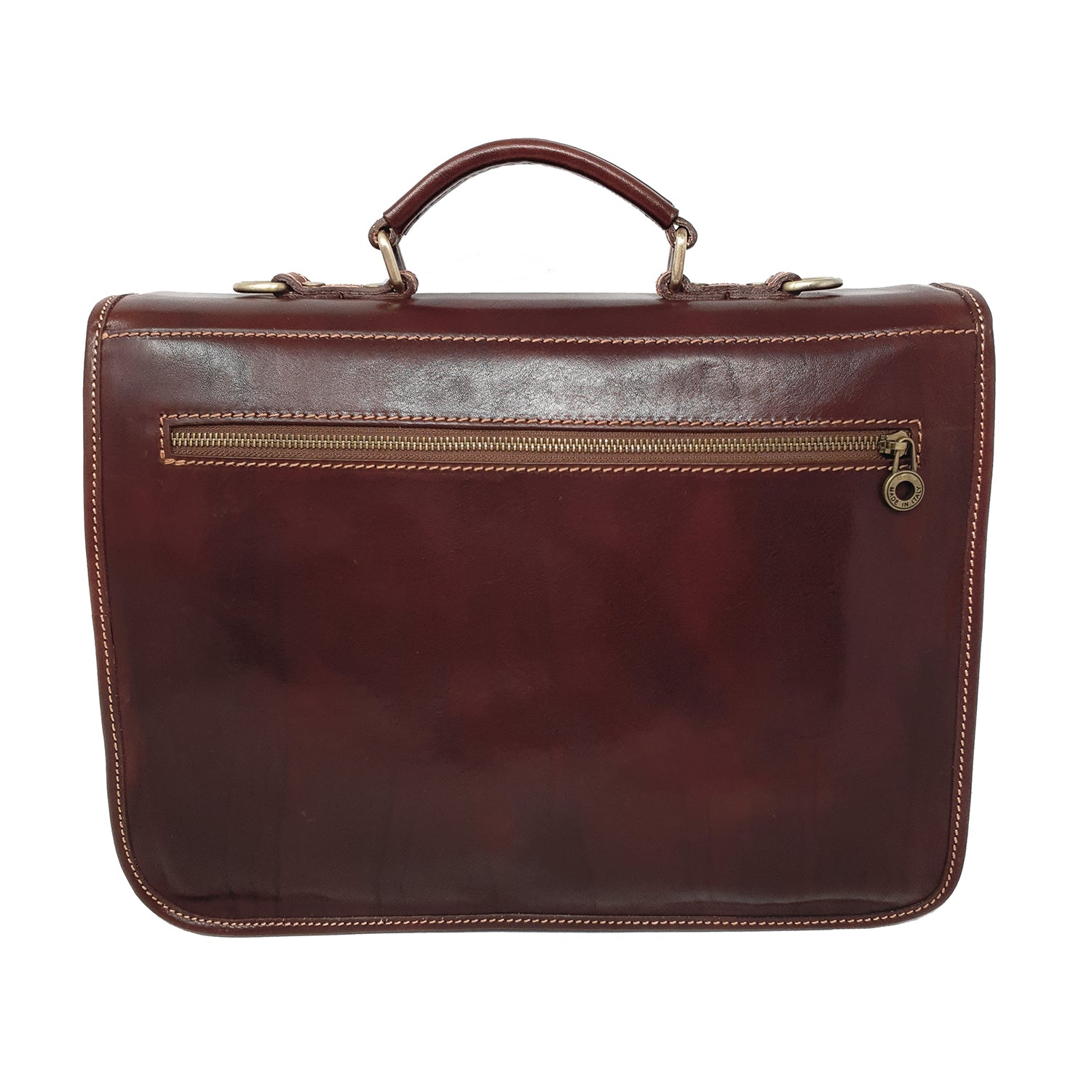 Leather Briefcase Document Holder for Men - 39x29x10 Cm - G224