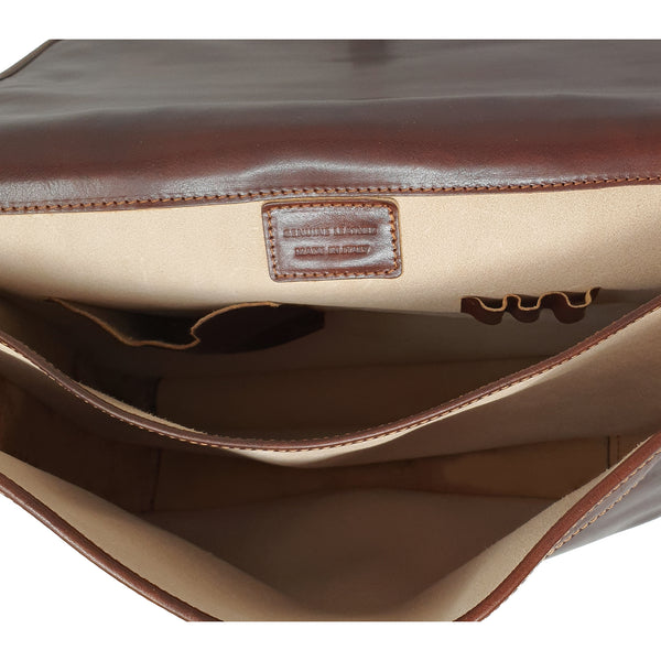 Leather Briefcase Document Holder for Men - 39x29x10 Cm - G224