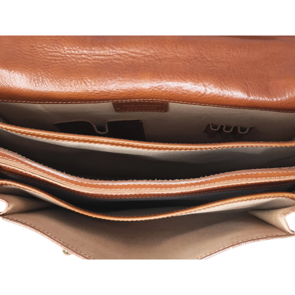 Work Bag Briefcase Document Holder for Men Leather - 39x28x9 Cm - G902