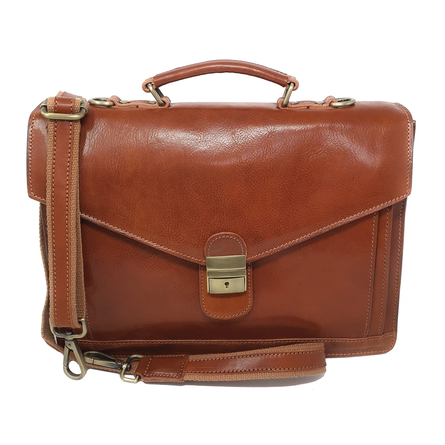 Work Bag Briefcase Document Holder for Men Leather - 39x28x9 Cm - G902