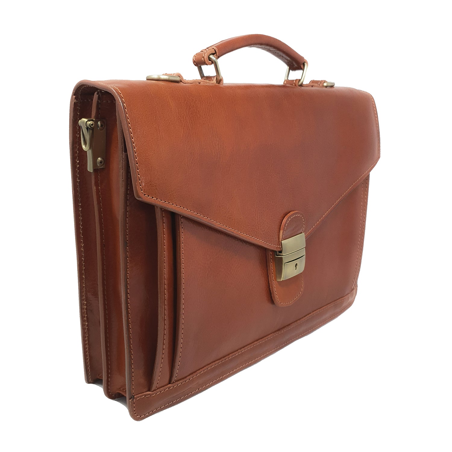 Borsa da lavoro, cartella portadocumenti in pelle per uomini - 39x28x9 cm - G902