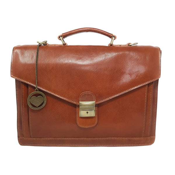 Work Bag Briefcase Document Holder for Men Leather - 39x28x9 Cm - G902