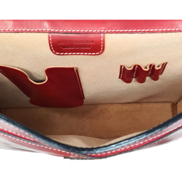 24-Hour Work Bag Men's Document Holder Leather Briefcase - 39x29x8 Cm - G904