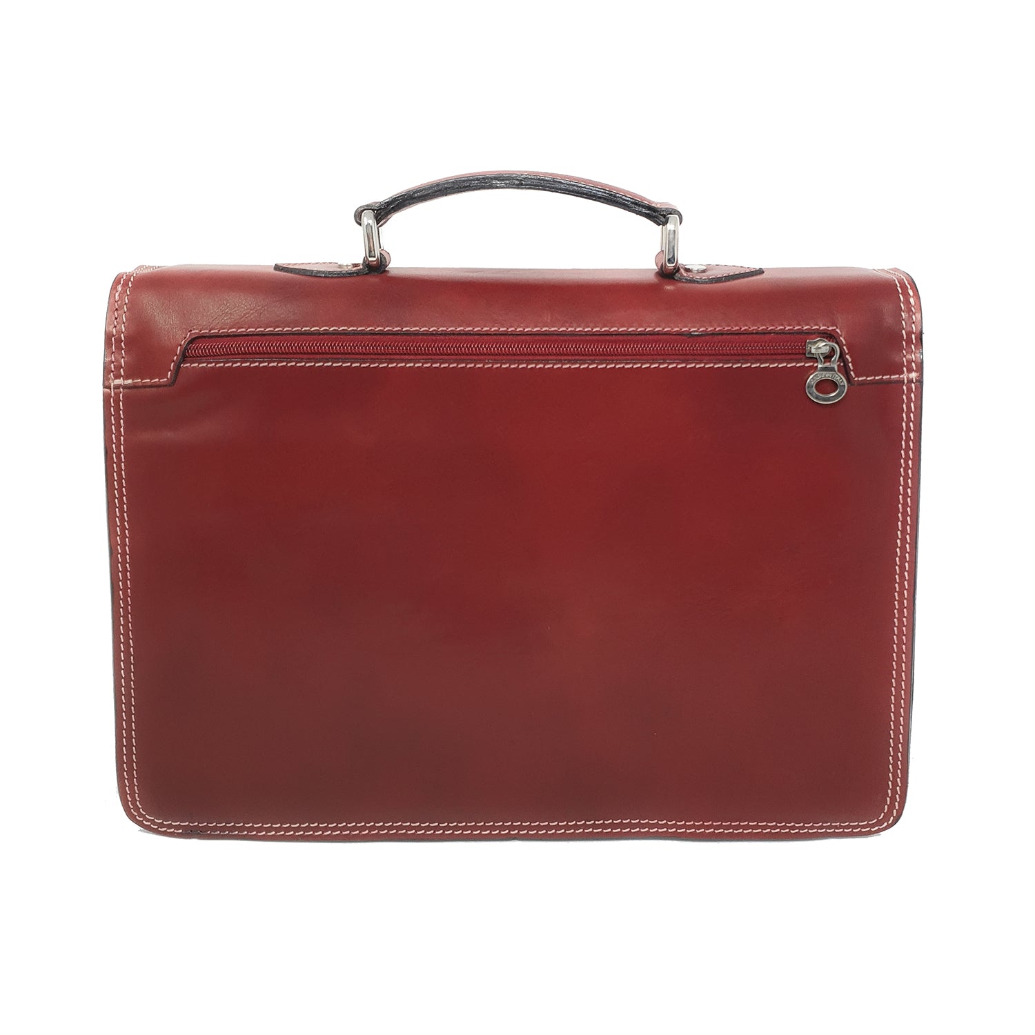 24-Hour Work Bag Men's Document Holder Leather Briefcase - 39x29x8 Cm - G904