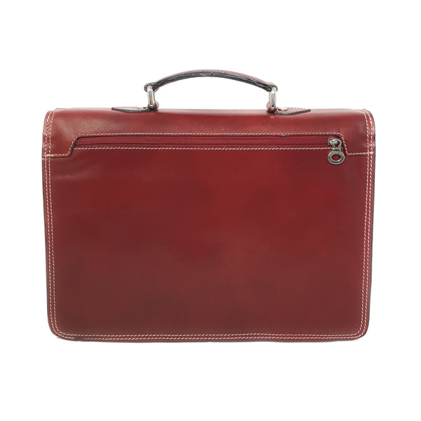 24-Hour Work Bag Men's Document Holder Leather Briefcase - 39x29x8 Cm - G904