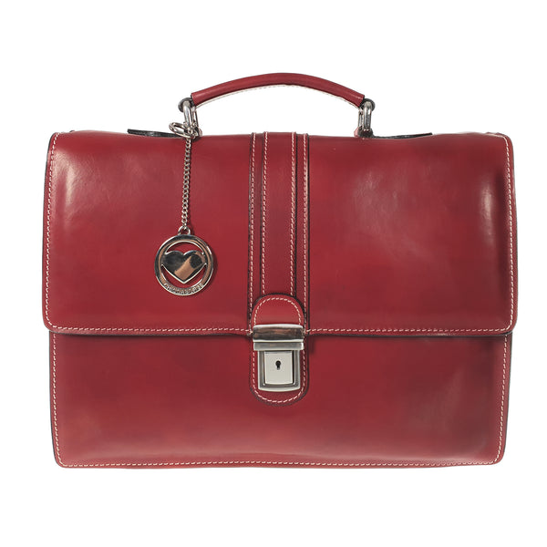 24Hour Work Bag Men's Document Holder Leather Briefcase - 40x29x13 Cm - G906