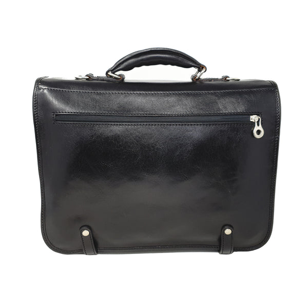 Men's Leather Document Holder Work Bag - 39x29x10 Cm - G958