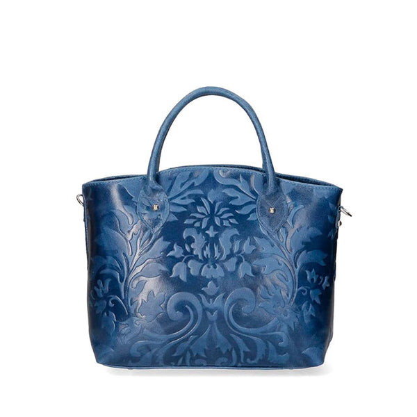 Women's Handbag with Floral Pattern - 80070