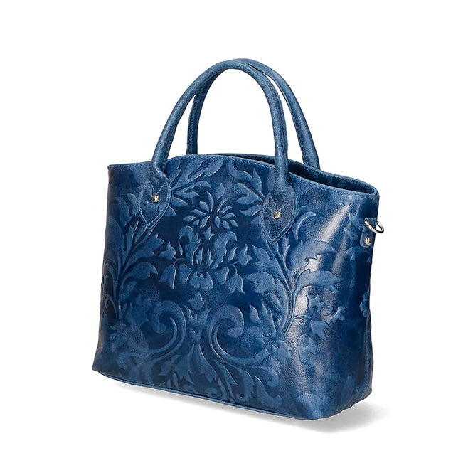 Women's Handbag with Floral Pattern - 80070