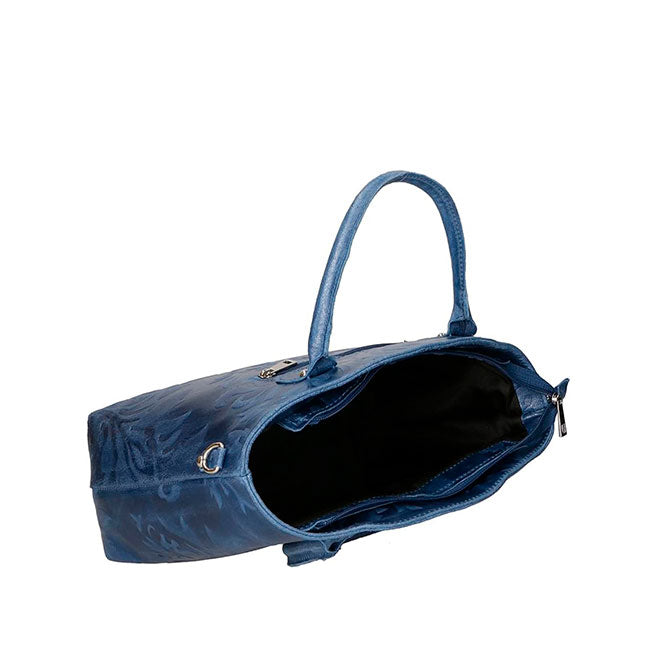 Women's Handbag with Floral Pattern - 80070