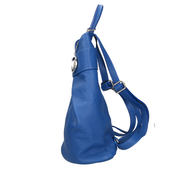 Women's Soft Leather Backpack Made in Italy - 28x35x12 Cm - 34030