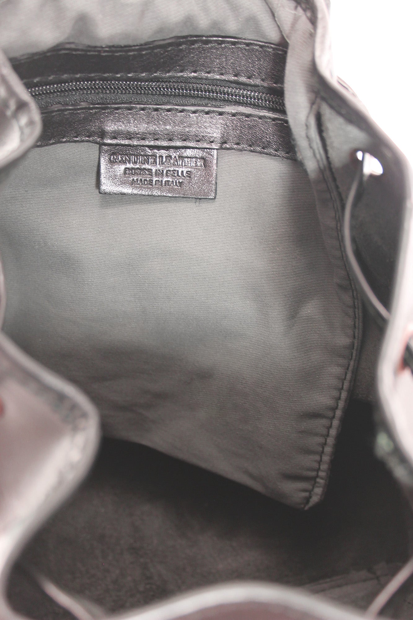 Unisex Leather Backpack Made in Italy - 27x30x13 Cm - 9126