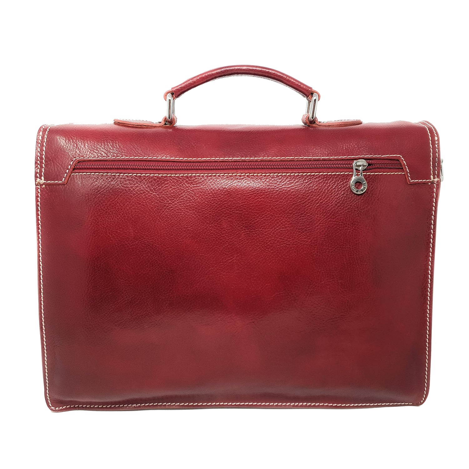 Grande Borsa da Lavoro Cartella Portadocumenti per Uomini in Pelle - 43x30x11 Cm - G1010