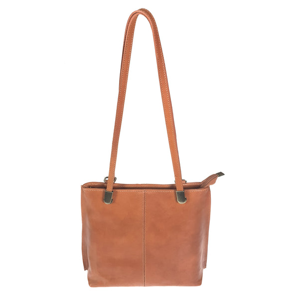 Borsa a Spalla Donna in Morbida Pelle Vera Made in Italy - 29x28x8 Cm - G1355